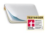 Nackenstützkissen EMMA "Emma Classic Stützkissen", weiß, B:40cm H:22cm L:80cm, Bezug: 98% Polyester, 2% Elasthan, Kopfkissen, 3-schichtiger, wendbar und individuell einstellbar