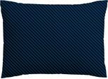 Kissenbezug SCHLAFGUT "Premium Kissenbezug Woven Fade Satin (1 St)", blau (blau deep, off, schwarz), B:60cm L:80cm, Mako-Satin, Obermaterial: 100% Baumwolle, Kissenbezüge, Kissenbezug, Ton-in-Ton Reißverschluss, Fadendichte von 300tc, Streifen, OEKO Tex
