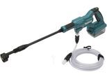 Akku-Druckreiniger MAKITA "»DHW180«", blau (petrol), B:9,9cm H:23,9cm L:88,8cm, Edelstahl, Hochdruckreiniger, 24 bar, 318 l/h, Edelstahl, 18V, Ohne Akku