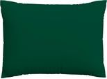 Kissenbezug SCHLAFGUT "Premium Kissenbezug Woven Satin (1 St)", grün (grün deep), B:60cm L:80cm, Mako-Satin, Obermaterial: 100% Baumwolle, Kissenbezüge, Kissenbezug, Ton-in-Ton Reißverschluss, Fadendichte von 300tc, Uni, OEKO Tex