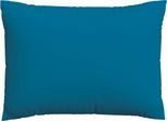Kissenbezug SCHLAFGUT "Premium Kissenbezug Knitted Jersey (1 St)", blau (blau mid), B:60cm L:80cm, Jersey, Obermaterial: 95% Baumwolle, 5% Elasthan, Kissenbezüge, Kissenbezug, Ton-in-Ton Reißverschluss, Bio-Baumwolle mit Elasthan, Uni, OEKO Tex