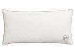 Federkissen RIBECO "Eve", weiß, B:40cm L:80cm, Füllung: 90% Federn, 10% Daunen, Kopfkissen, Kopkissen in 80x80 cm und weiterer Größe
