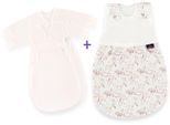 Babyschlafsack TRÄUMELAND "3 tlg Set LIEMBICH, Design Dschungel", Baby, Gr. L: 87cm, 56/62, grün, Bezug: 100% Baumwolle. Füllung: 70% Polyester, 30% Lyocell (TENCEL™), Schlafsäcke