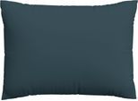 Kissenbezug SCHLAFGUT "Premium Kissenbezug Woven Satin (1 St)", grau (grau deep), B:60cm L:80cm, Mako-Satin, Obermaterial: 100% Baumwolle, Kissenbezüge, Kissenbezug, Ton-in-Ton Reißverschluss, Fadendichte von 300tc, Uni, OEKO Tex