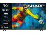 SHARP LED-Fernseher "4T-C70HLx", Energieeffizienz: E (A-G), schwarz, 70 ″, Fernseher, Topseller