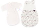 Babyschlafsack TRÄUMELAND "3 tlg Set LIEMBICH, Design Dschungel", Baby, Gr. L: 98cm, 68/74, grün, Bezug: 100% Baumwolle. Füllung: 70% Polyester, 30% Lyocell (TENCEL™), Schlafsäcke