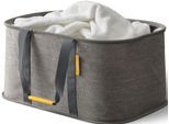 Wäschetasche JOSEPH JOSEPH "Hold All", grau, B:52cm H:25cm T:36cm, Polyester, Wäschesammler, Wäschetasche, faltbar, flach zusammenzulegen, 35 Liter