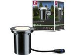LED Einbauleuchte PAULMANN "Plug & Shine", silber (silberfarben), H:15cm Ø:14cm, Leuchten, IP67 3000K 24Vschwenkbar