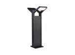 LED Pollerleuchte PAULMANN "Juntea IP44 585mm 3000K 2x12,5W 2x800lm 230V Anthrazit +Aluminium", grau (anthrazit), B:14,4cm H:58,5cm T:33,2cm, Leuchten, LED Pollerleuchte