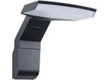 LED Außen-Wandleuchte PAULMANN "Zenera 230V 3000K anthrazit", grau (anthrazit), B:15cm H:14,9cm T:19,4cm, Leuchten, seewasserresistent
