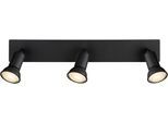 GLOBO LIGHTING Deckenstrahler "DREW", schwarz (schwarz matt), H: 9cm, 1 Stk., Leuchten, Spot Deckenspot Flur Schlafzimmer Wohnzimmer, Deckenstrahler