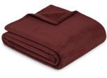 Wohndecke IBENA "Wohndecke Cordoba", burgundy, B:150cm L:200cm, Baumwolle, Polyacryl, Polyester, Wohndecken, Wohndecke, Mit trendiger Cord-Struktur, made in Germany