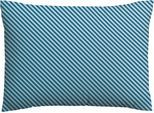 Kissenbezug SCHLAFGUT "Premium Kissenbezug Woven Fade Satin (1 St)", blau (grau light, blau mid), B:70cm L:90cm, Mako-Satin, Obermaterial: 100% Baumwolle, Kissenbezüge, Kissenbezug, Ton-in-Ton Reißverschluss, Fadendichte von 300tc, Streifen, OEKO Tex