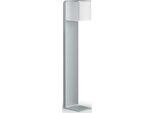 LED Außen-Stehlampe STEINEL "GL 80", silber (silberfarben), B:11cm H:63,3cm T:13cm, Leuchten, 160 Bewegungsmelder, Smart Home,Bluetooth,Weg-Pollerleuchte