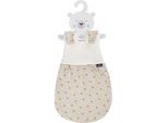 Babyschlafsack TRÄUMELAND "Außenschlafsack LIEBMICH, Design Sternentraum blau", Baby, Gr. 80/86, gelb, Bezug: 100% Baumwolle. Füllung: 70% Polyester, 30% Lyocell (TENCEL™), Schlafsäcke