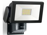 LED Wandstrahler STEINEL "LS 300", schwarz, B:21,3cm H:21,8cm T:18,4cm, Leuchten, LED Außenwandleuchte LED Wandstrahler, 4000K,UV-beständig,Flutlicht-Außenstrahler für Hof, Garage, Garten