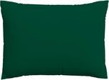 Kissenbezug SCHLAFGUT "Premium Kissenbezug Woven Satin (1 St)", grün (grün deep), B:70cm L:90cm, Mako-Satin, Obermaterial: 100% Baumwolle, Kissenbezüge, Kissenbezug, Ton-in-Ton Reißverschluss, Fadendichte von 300tc, Uni, OEKO Tex