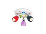BRILLIANT LED Deckenstrahler "BIRDS", bunt, 3, Ø 31cm H: 11cm, 1 Stk., Leuchten, Spotrondell bunt, 3 x GU10 max. 3W, 11cm Höhe, schwenkbar, Metall, Kinderlampe LED Kinderlampe