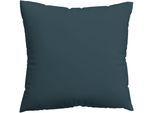 Kissenbezug SCHLAFGUT "Premium Kissenbezug Woven Satin (1 St)", grau (grau deep), B:80cm L:80cm, Mako-Satin, Obermaterial: 100% Baumwolle, Kissenbezüge, Kissenbezug, Ton-in-Ton Reißverschluss, Fadendichte von 300tc, Uni, OEKO Tex