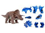 Actionfigur MGA ENTERTAINMENT "Armosaurs Armor-Up Dinosaur- Triceratops - Cobalt", bunt, Spielfiguren, Kinder, Kunststoff, mit Soundeffekt