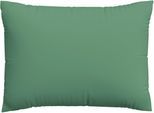 Kissenbezug SCHLAFGUT "Premium Kissenbezug Knitted Jersey (1 St)", grün (grün mid), B:70cm L:90cm, Jersey, Obermaterial: 95% Baumwolle, 5% Elasthan, Kissenbezüge, Kissenbezug, Ton-in-Ton Reißverschluss, Bio-Baumwolle mit Elasthan, Uni, OEKO Tex