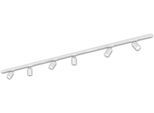 BRILONER LEUCHTEN Schienensystem-Sets "RAIL", weiß matt, Ø 5,5cm H: 14,5cm, 2 Stk., Leuchten, Schienensystem Rail 2,25 m Weiß max. 9W Decke Wohnzimmer Büro Küche