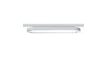 PAULMANN Schienensystem-Leuchten "URail Panel Loop 480lm 7W 2700K 230V Chrom matt, Chrom 7W", weiß (weiß, chromfarben), 1, H: 3,5cm, 1 Stk., Leuchten, Einzelspot, dimmbar, LED Schienensystem