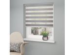 Doppelrollo OTTO HOME "Jan" Gr. 14, grau (hellgrau), B:90cm H:210cm, Polyester, Rollos, Doppelrollo, Rollo, Fixmaß, Klemmfix, uni, monochrom, basic, schnurlos