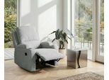 Relaxsessel OTTO HOME "NAPORI Cord, Kinosessel, Multimedia-Sessel", grau, B:87cm H:105cm T:94cm, 100% Polyester, Sessel, Relaxsessel, TV-Sessel mit manueller u elektrischer Relaxfunktion u. Getränkehalter