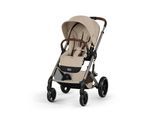 Kombi-Kinderwagen CYBEX "Cybex Gold, Balios inkl. Babywanne Cot S Lux", Baby, almond beige, Kinderwagen Kombi-Kinderwagen