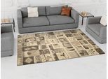 Teppich OCI DIE TEPPICHMARKE "AWARD SUNTALI", beige (beige, grau, braun), B:170cm H:10mm L:240cm, Obermaterial: 50% Schurwolle, 50% Viskose, Teppiche, Teppich, handgeknüpft, echter Design Teppich aus Nepal. 100% Naturfaser