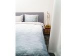 Bettwäsche KAYORI "Shima", grau, B/L: 155cm x 220cm, 1 Stk., 1 Stk., Mako-Satin, B/L: 80cm x 80cm, 2 Stk., Mako-Satin, Obermaterial: 100% Baumwolle, Bettwäsche, Bettwäsche, Hergestellt aus GOTS-zertifizierter Bio-Baumwolle