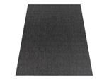 Paco Home Outdoorteppich, Anthrazit, Textil, Rechteckig, 80x250 cm, strapazierfähig, für Fußbodenheizung geeignet, Teppiche & Böden, Teppiche, Outdoorteppiche