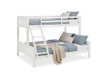 Homestyle4u Etagenbett, Weiß, Holz, Kiefer, 140x200 cm, Kinderzimmer & Jugendzimmer, Kindermöbel, Kinderbetten, Etagenbetten