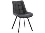 Mid.you , Grau, Schwarz , Metall, Textil , 54x86x62 cm ,