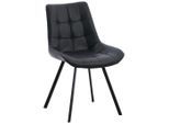 Mid.you , Schwarz , Metall, Textil , 54x86x62 cm ,