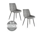 Livetastic , Grau , Holz, Metall, Textil , Pappel , Sperrholz , 54x88x60 cm ,