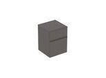 Geberit Smyle Square Seitenschrank 500357JK1 45x60x47cm, mit 2 Schubladen, lava matt