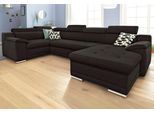 "Andiamo U-Form, B: 336 cm, Kopfteilverstellung, XXL-Sofa" optional Schlaffunktion, frei stellbar, Couch für Wohnkomfort