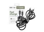 USB-Kabel "Racing 240W USB-C zu USB-C Kabel USB 2.0 1,2 m", schwarz, 120cmcm, EMPOWER BY PANZERGLASS, Kabel, USB-Kabel