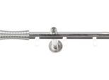Gardinenstange SN DECO GROUP, edelstahl optik, L:480cm Ø:19mm, Gardinenstangen, Gardinenstange