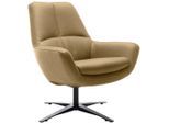 Trendmanufaktur , Hellbraun , Leder , Echtleder , Anilinleder , 81x92x83 cm , Made in EU , Lederauswahl, Stoffauswahl ,