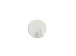 HEWI Serie 477 Haken 4779001099 Einzelhaken, 46 mm, barrierefrei, diebstahlgeschützt, Weiß