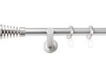 Gardinenstange SN DECO GROUP, silber (chrom matt), L:480cm Ø:19mm, Gardinenstangen, Gardinenstange