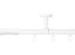 Gardinenstange SN DECO GROUP "Gardinenstange Innenlauf Nancy Ø 19 mm, 1-läufig, Fixmaß, verschraubt", weiß, L:320cm Ø:19mm, Gardinenstangen, Gardinenstange