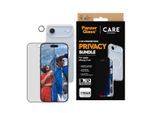 CARE BY PANZERGLASS Handyhülle "3-in-1 Flagship Privacy Bundle Apple iPhone 17 Air", transparent, Smartphones, Hüllen, Backcover, Schutzhülle, Handyschutzhülle, Case, Schutzcase, stoßfest, Handyhülle