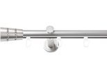 Gardinenstange SN DECO GROUP, silber (chrom matt), L:300cm Ø:19mm, Gardinenstangen, Gardinenstange