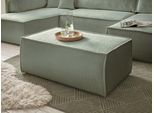 Hocker OTTO HOME "FINNLEY Bouclé, Polsterhocker", grün (mintgrün), B:102cm H:42cm T:69cm, Bezugstoff 100% PES ;Atmungsaktives Gewebe ;Easy Clean ;Gramatur 340g/qm +/- 5%, Hocker, Hocker, passend zur Polster-Serie Finnley