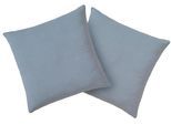 Kissenbezug OTTO HOME "Bailee", hellblau, B:50cm L:50cm, Musselin, Obermaterial: 100% Baumwolle, Kissenbezüge, Kissenbezug, weiche Musselin-Qualität, 50x50 cm, Hotelverschluß
