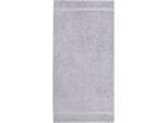 Handtuch DYCKHOFF "Planet", silber, B:50cm L:100cm, Walkfrottier, Obermaterial: 100% Baumwolle, Handtücher, Handtuch